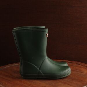 Hunter Kids Green Boots